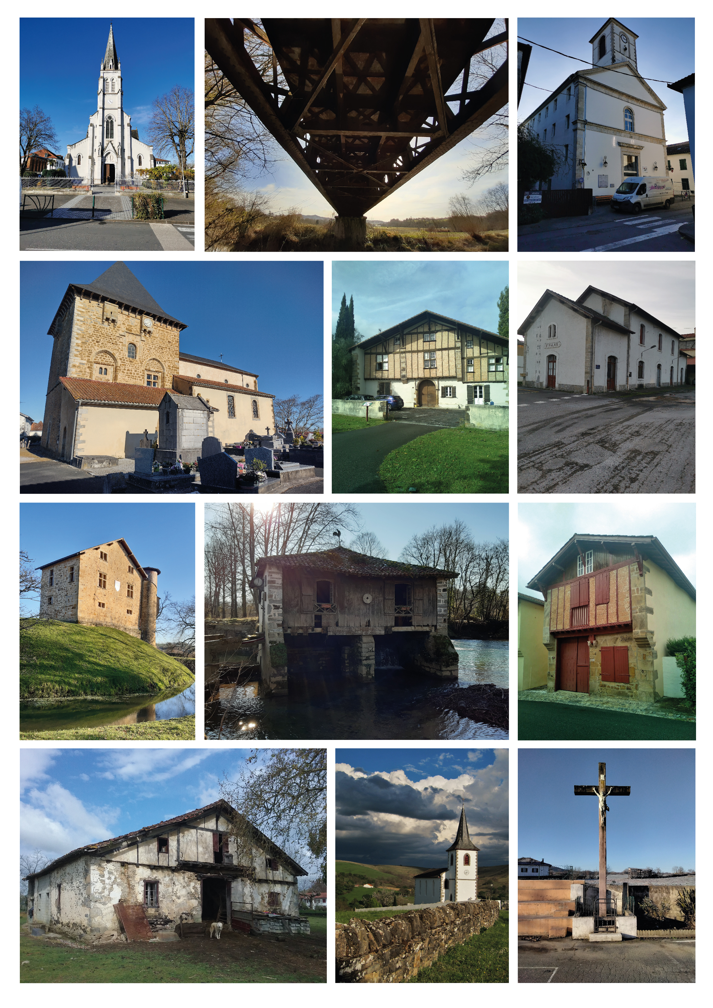 Extraits de photos prises par les élus en Sud Basse-Navarre, H. ROZIER, 2023, © CAPB