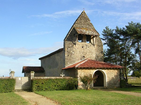 Chapelle Notre-Dame de la Course Landaise, à Bascons. © CC. Jibi44