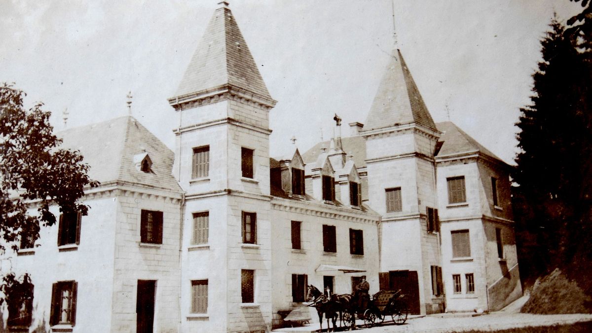 Château de Vassivière dans les années 1900 © Collection particulière Christian Cotte