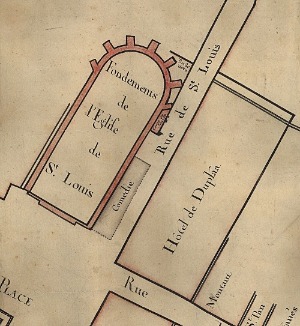 Extrait du plan Moisset, 1773. © Bibliothèque patrimoniale, Pau - 220127