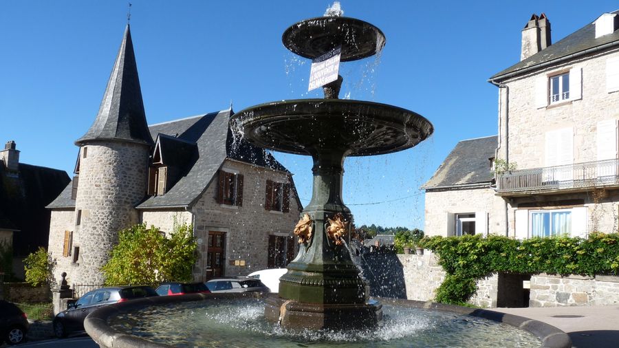 Fontaine des Marchands de vin à Meymac © région Noivelle-Aquitaine