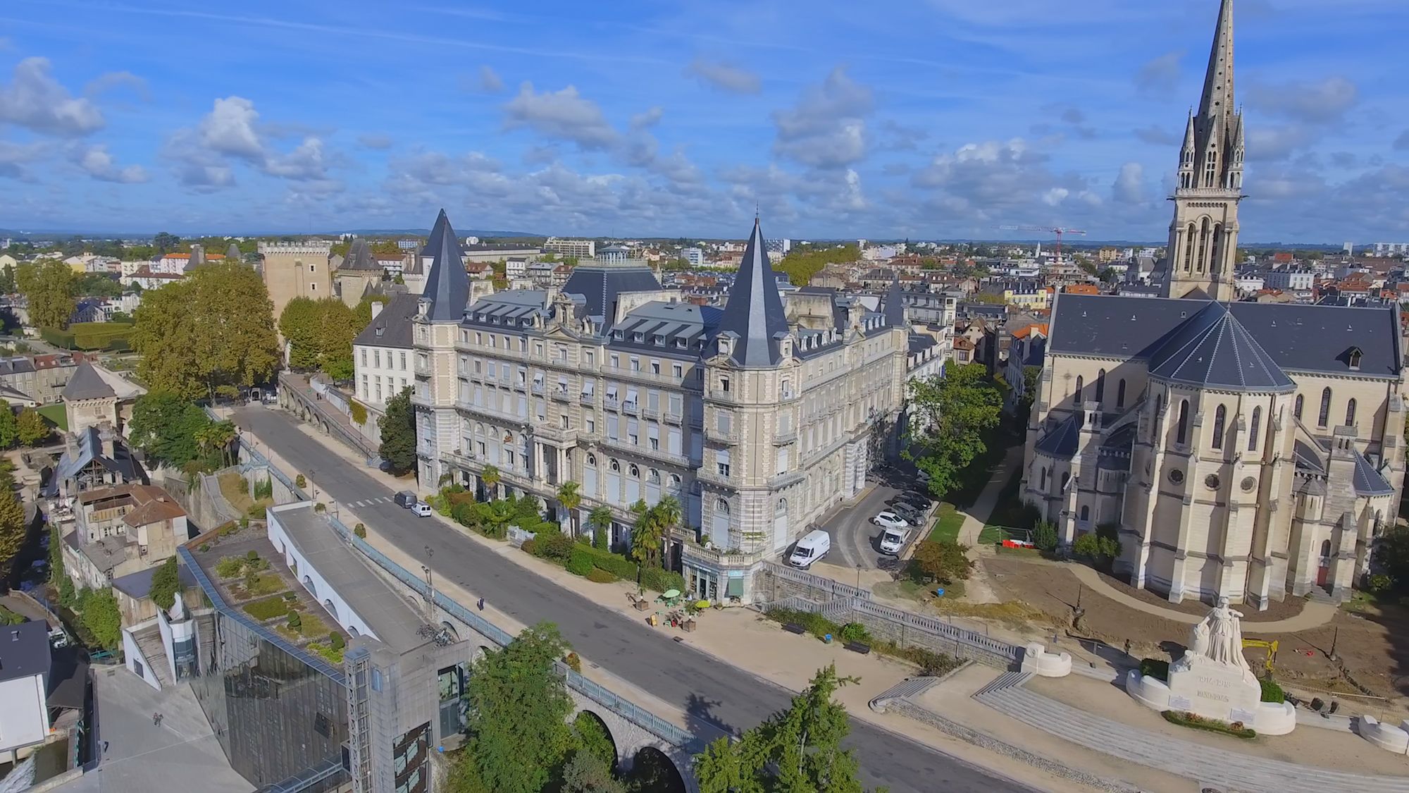 Le Boulevard des Pyrénées vu du ciel © Région Nouvelle-Aquitaine, Kestu