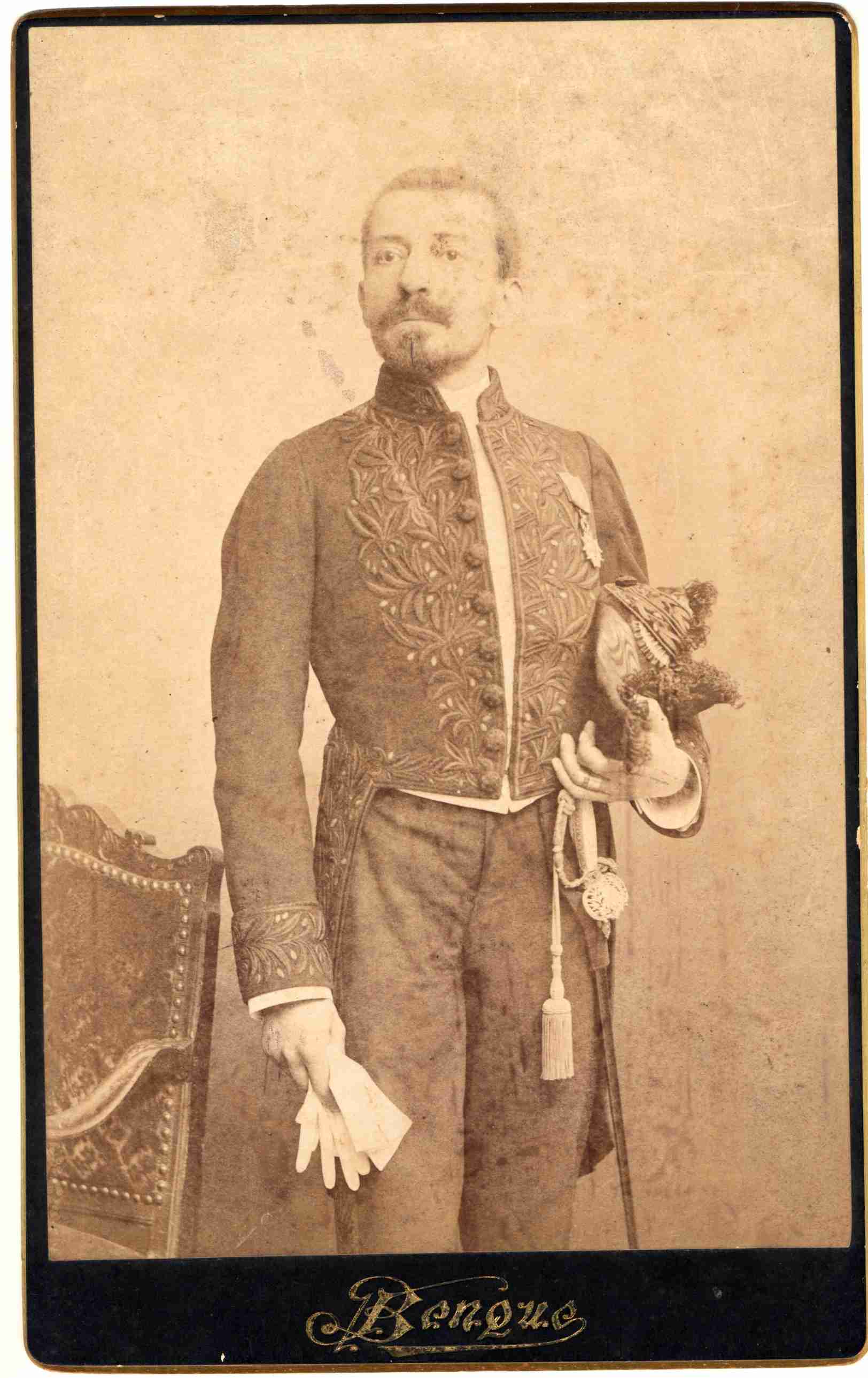 Pierre Loti académicien en 1892. (c) Ville de Rochefort (MPL I 36)