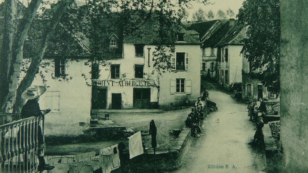 Ségur-le-Château dans les années 1910 © Archives Départementales de la Haute-Vienne, cote 5fi254-42