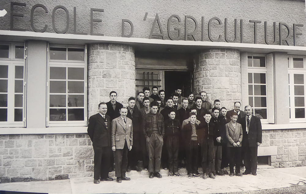 Ecole régionale d’agriculture, 1ère promotion, 1959. © Collection particulière