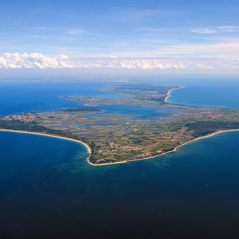 Vue d'ensemble de l'Ile de Ré © Région Nouvelle-Aquitaine, Communauté de communes de l'Île de Ré, Yann Werdefroy 2015