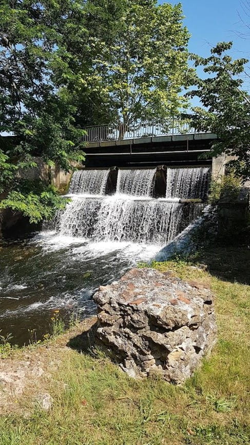La vanne principale de l’étang. © Commune de Brocas.