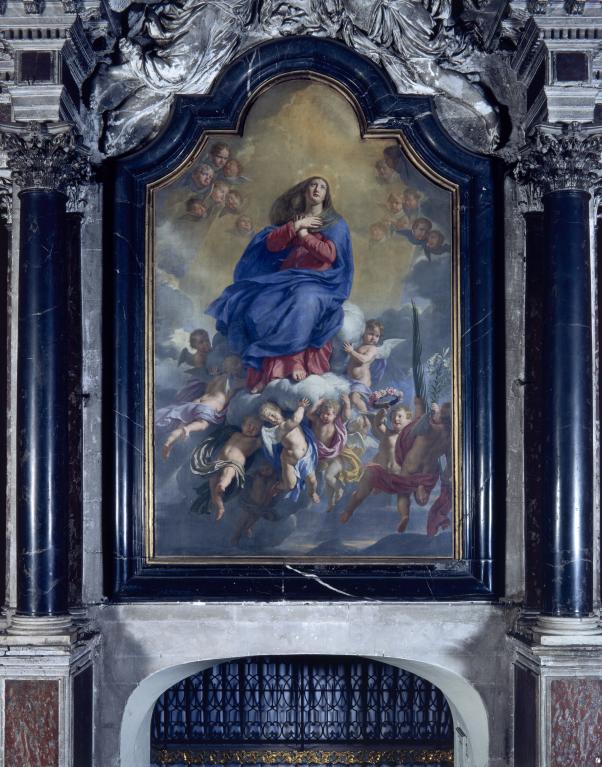 Philippe de Champaigne, L'Assomption, retable de l'église paroissiale Saint-Bruno, Bordeaux  © Région Nouvelle-Aquitaine, Antoine Guilhem-Ducléon, 1994