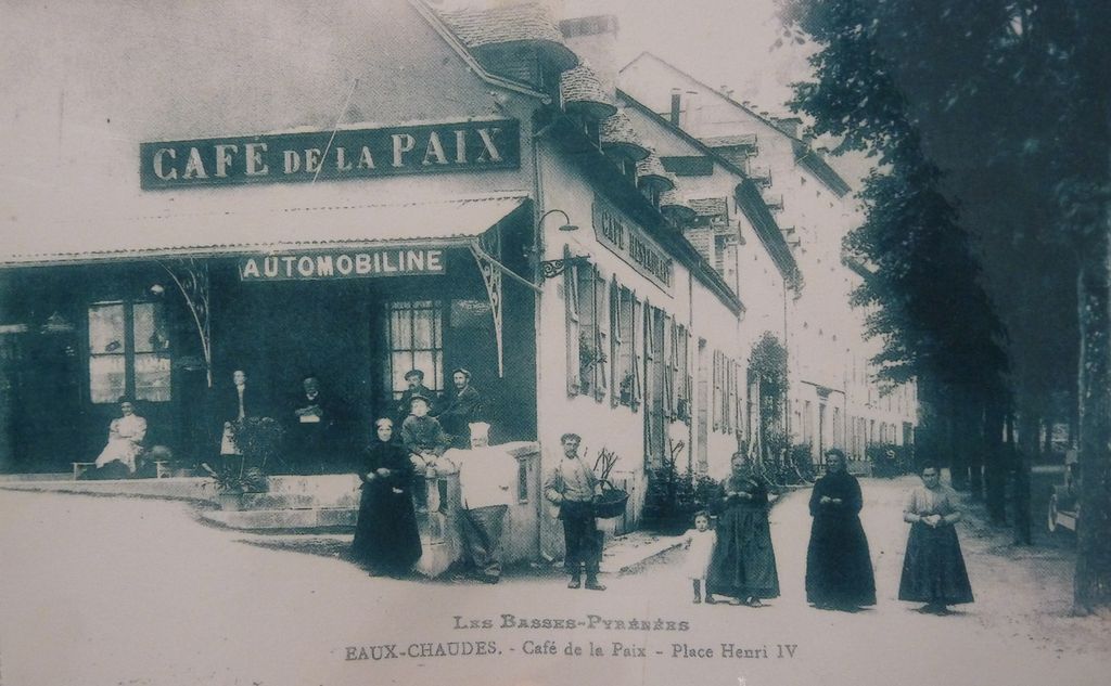 Café de la Paix au début du 20e siècle.