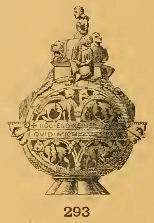 Extrait du catalogue de la maison Poussielgue-Rusand, après 1880 : modèle d'encensoir, p. 126, n° 293.