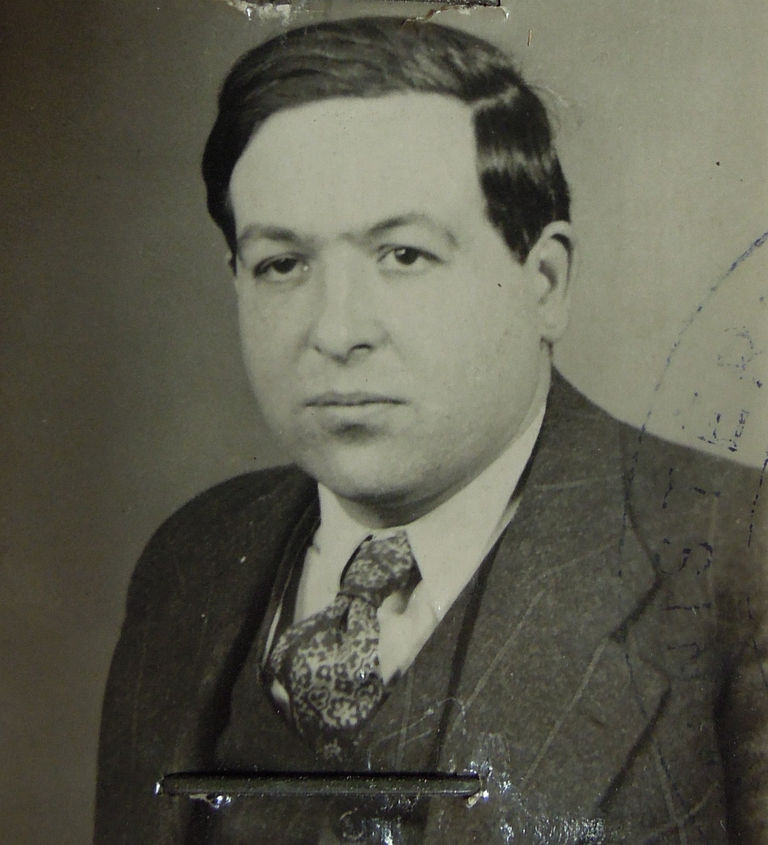 Portrait de l'architecte Georges Bovet en 1940.