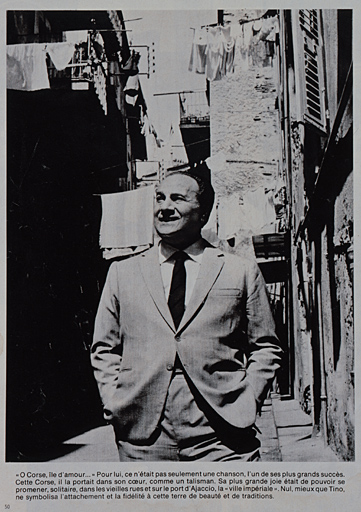 Photographie de Tino Rossi conservée dans l'atelier.