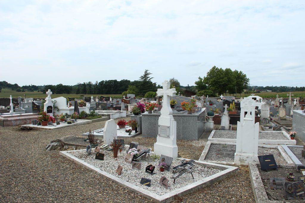 Vue du cimetière.