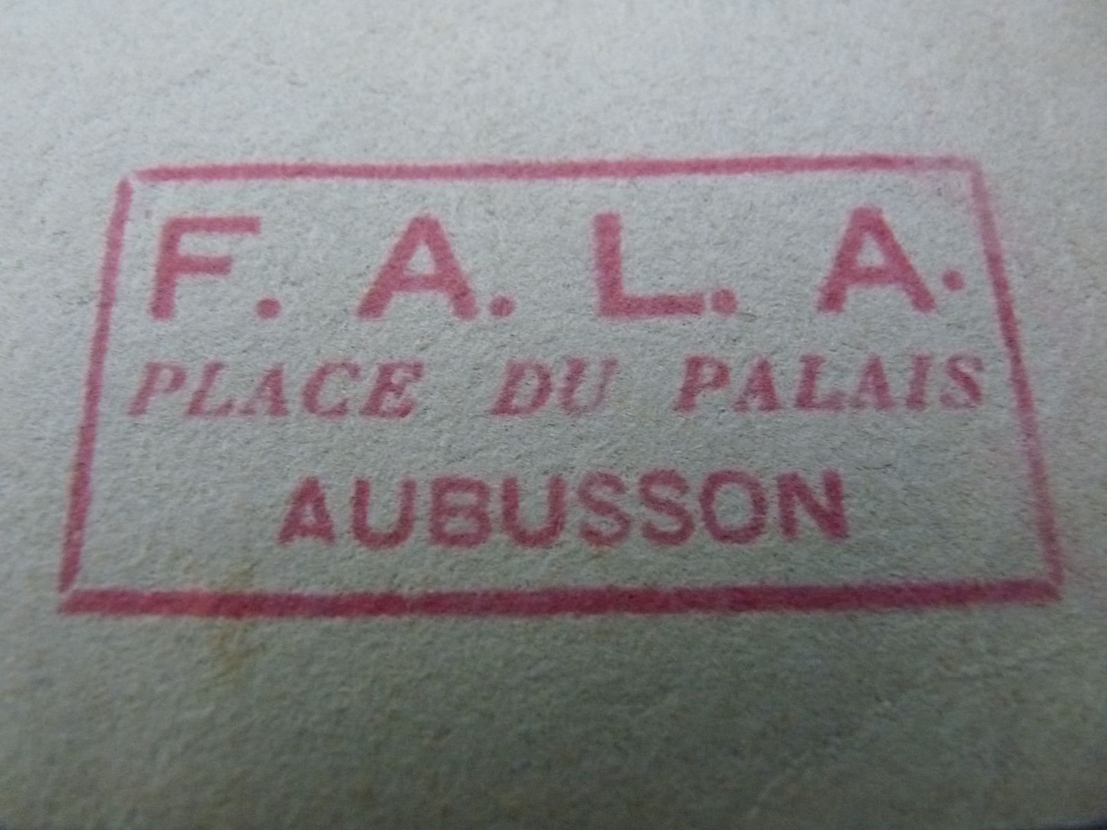 En-tête de la FALA (AC Aubusson).