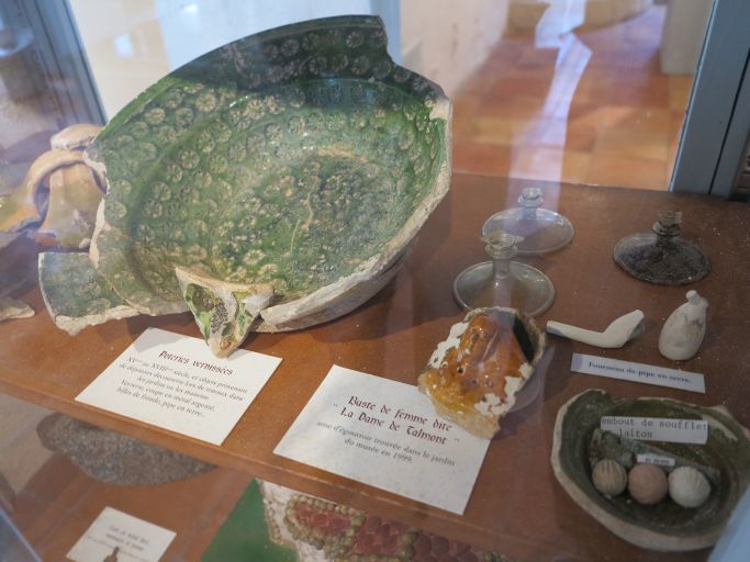 Vestiges archéologiques présentés au Musée de Talmont.