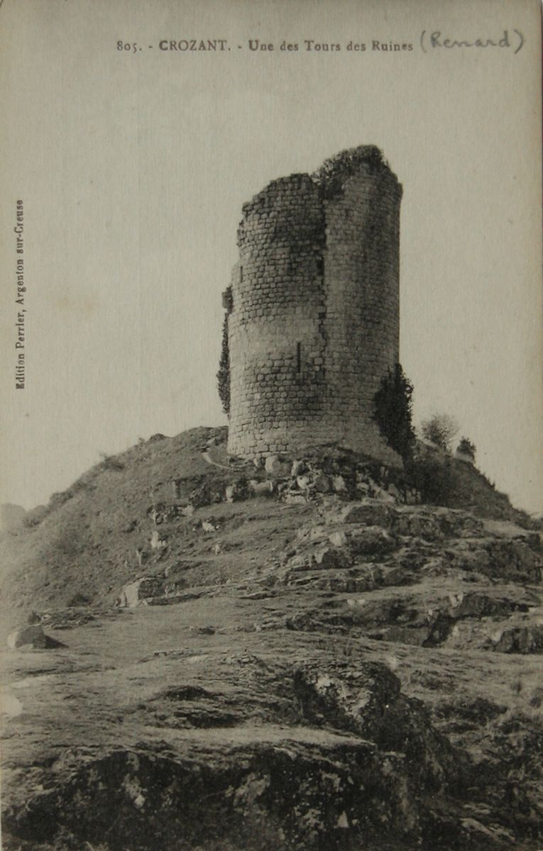 Carte postale ancienne : la tour du Renard (s.d.).