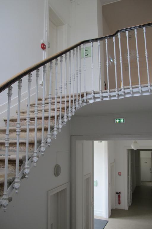 Château La Morlette, aujourd'hui administration du lycée. Cage de l’escalier.