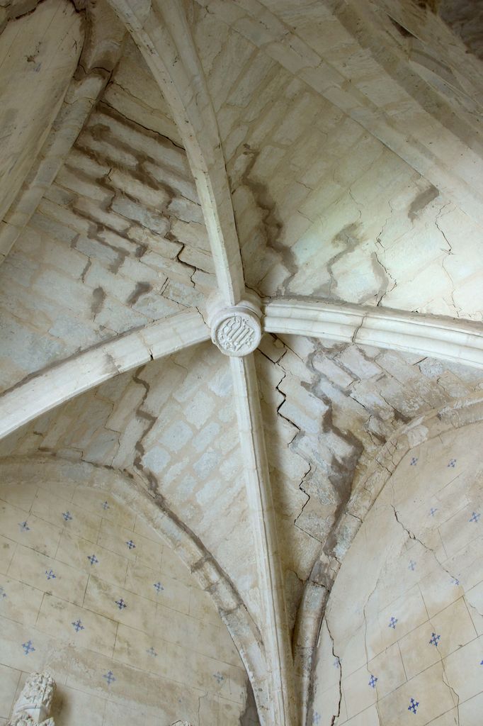 Chapelle du Domec : détail de la voûte.