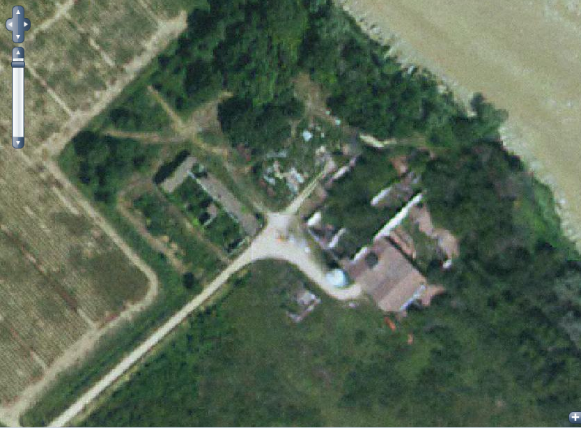 Photographie aérienne de 2004.
