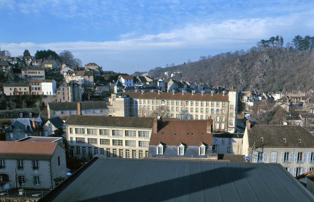 Vue générale du site de l'usine FALA-Philips, depuis les toits de l'ENAD. 