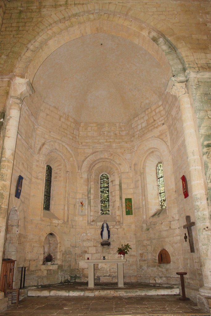 Chapelle de l'absidiole sud.