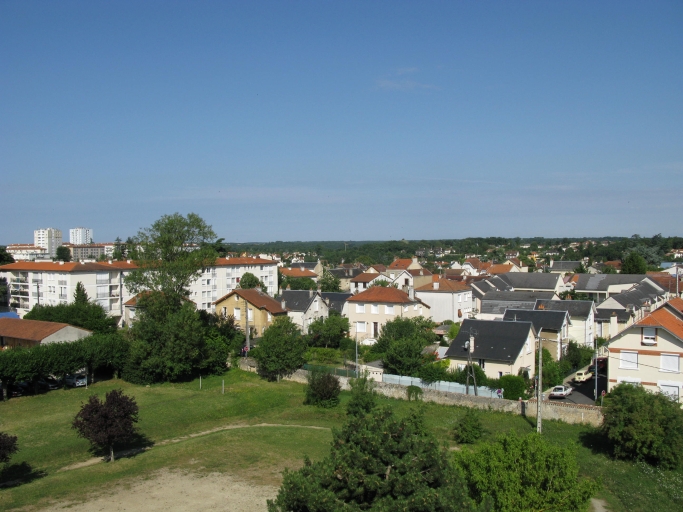 Le quartier au nord de la rue de l'Abbé-de-l'Epée vu depuis l'IRJS.