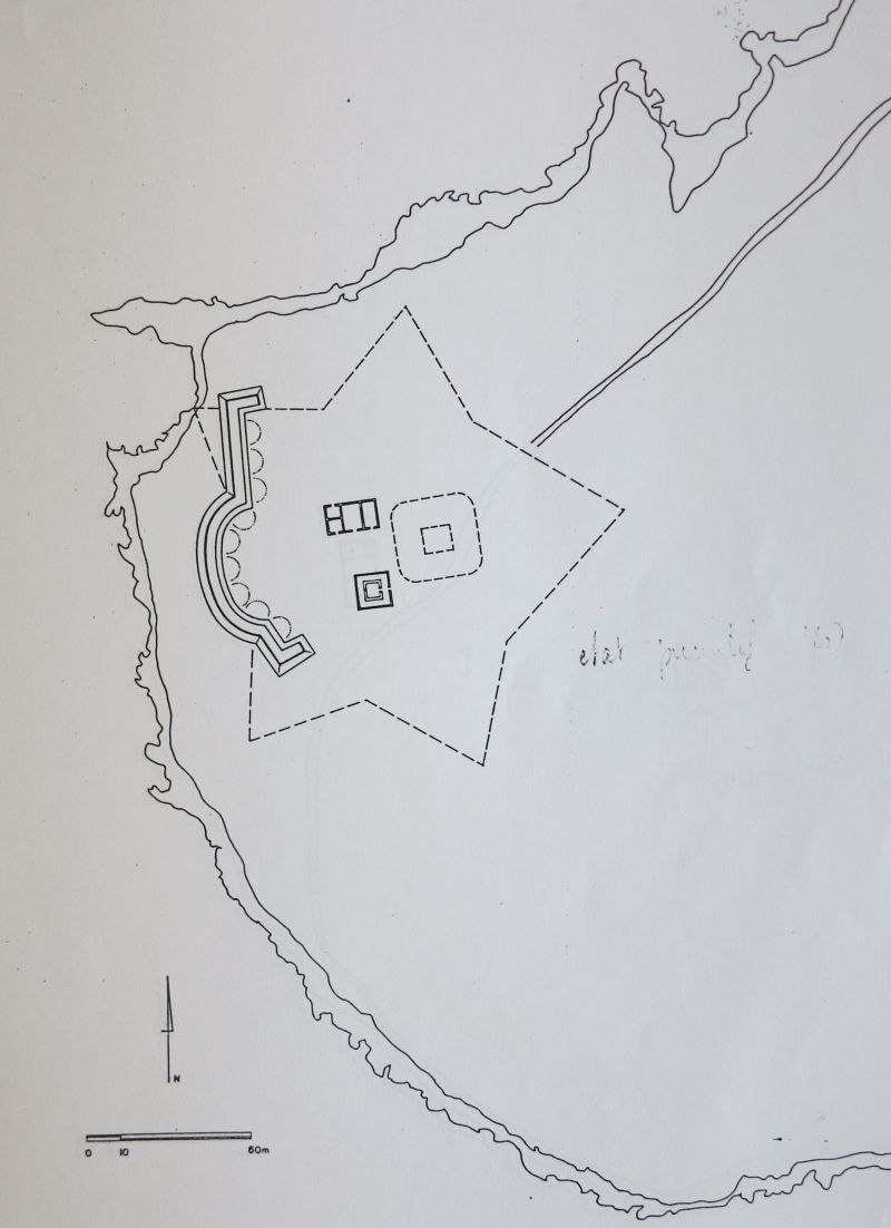Plan de la batterie établie en 1807.