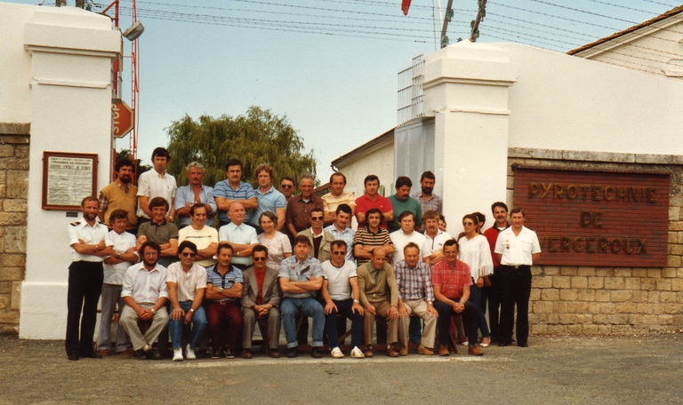 Le personnel en 1985.