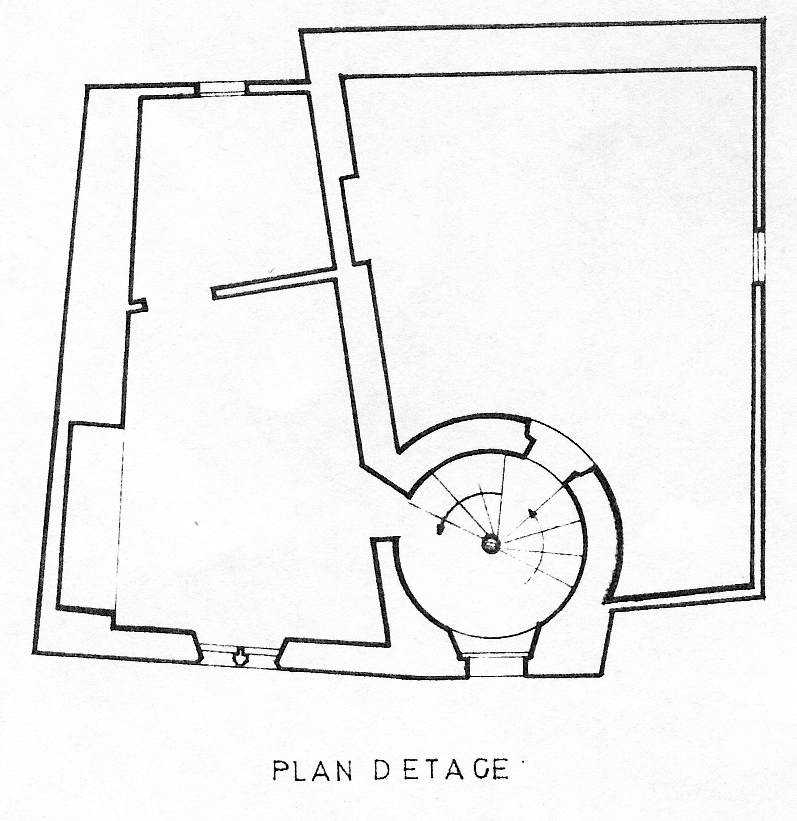 Plan du 1er étage.