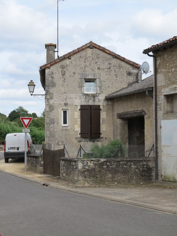 Mur pignon ouest.