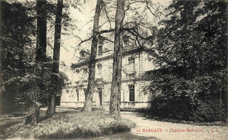 Carte postale : château Malescot.