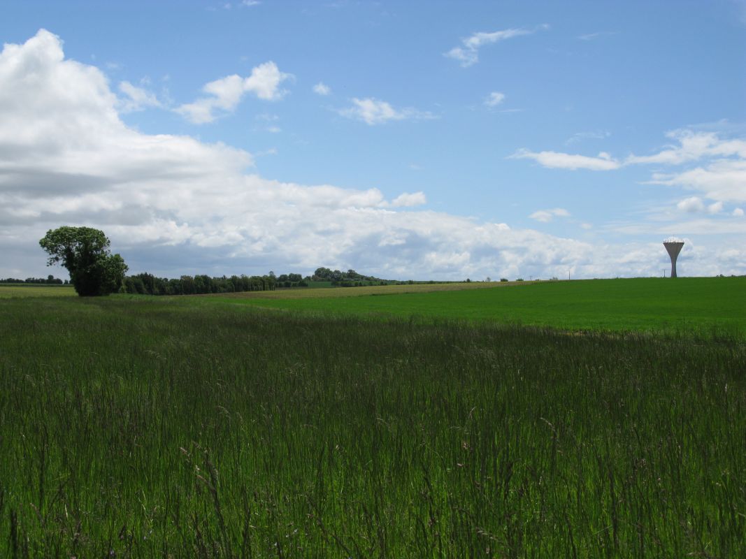 La plaine agricole au sud du Berceau.