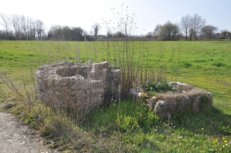 Aux Babinots, vestiges d'un puits.