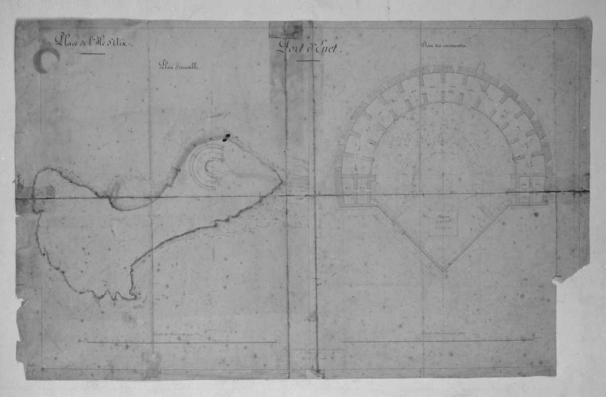 Plan du fort en 1861. 