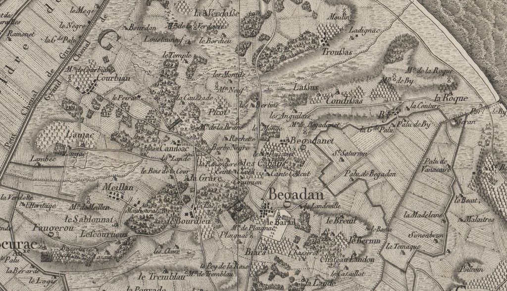 Carte de Belleyme, 1763-1764.