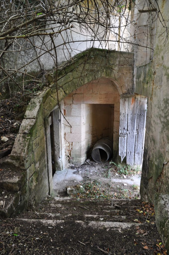 Corps de logis, aile en retour nord : cage d'escalier.