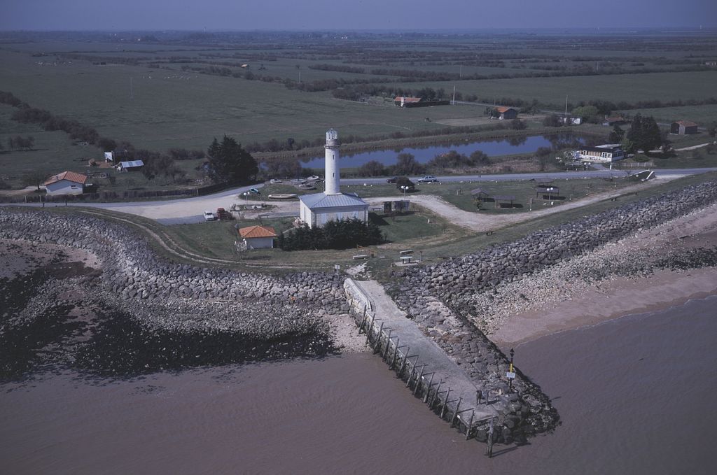 Vue aérienne du phare, 2002.
