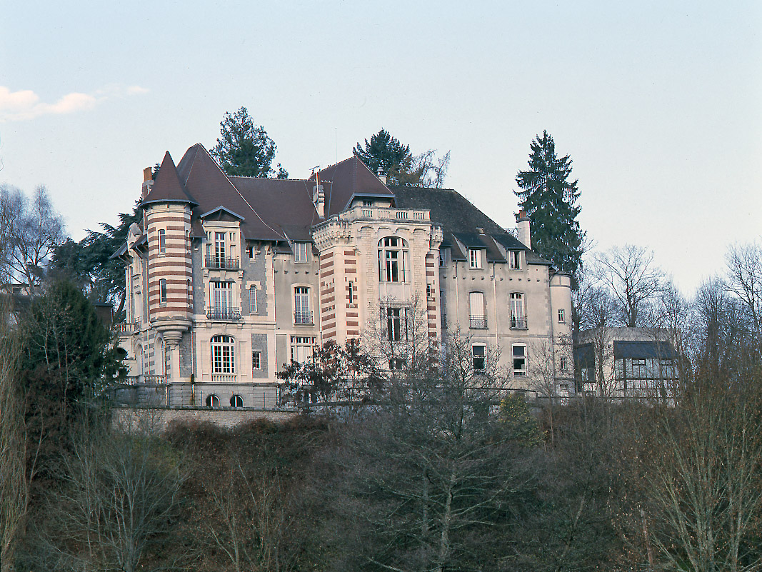 Elévation postérieure du château Saint-Jean, du côté de la Creuse. 