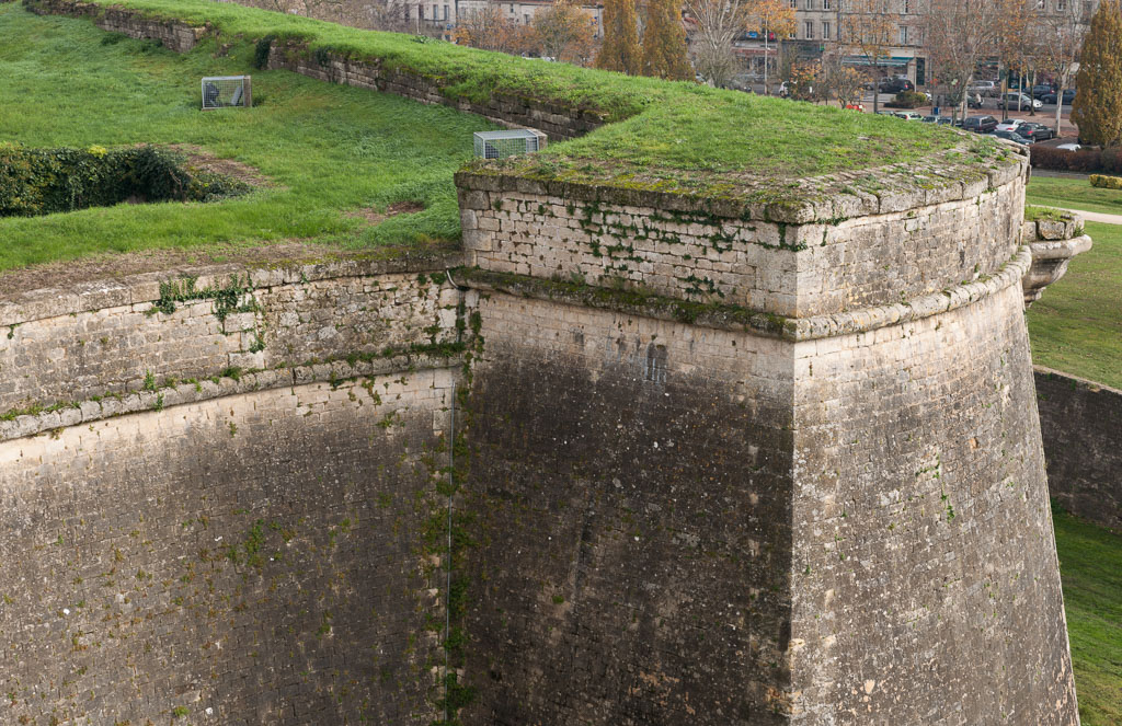 Bastion Saint-Romain : détail de l'orillon sud.