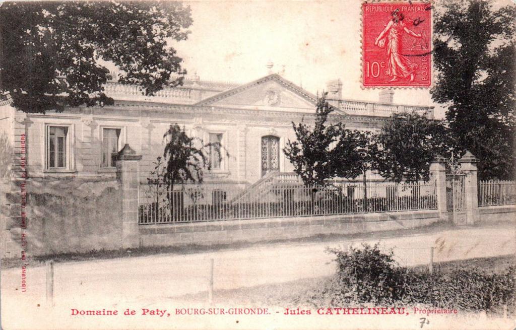 Domaine de Paty, Jules Cathelineau propriétaire. Carte postale, début du 20e siècle (collection particulière).