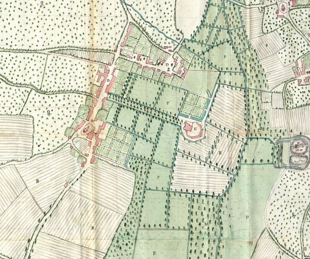 Extrait du plan du Fort du Médoc et de ses environs : 1707.
