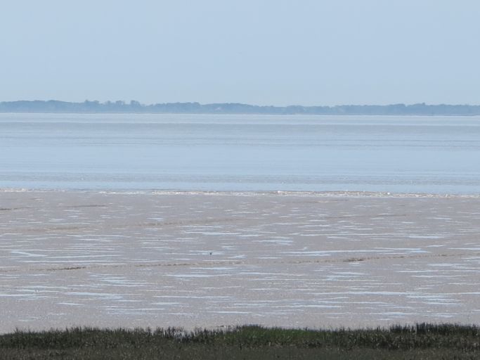 Marée basse dans la baie de Chant-Dorat.