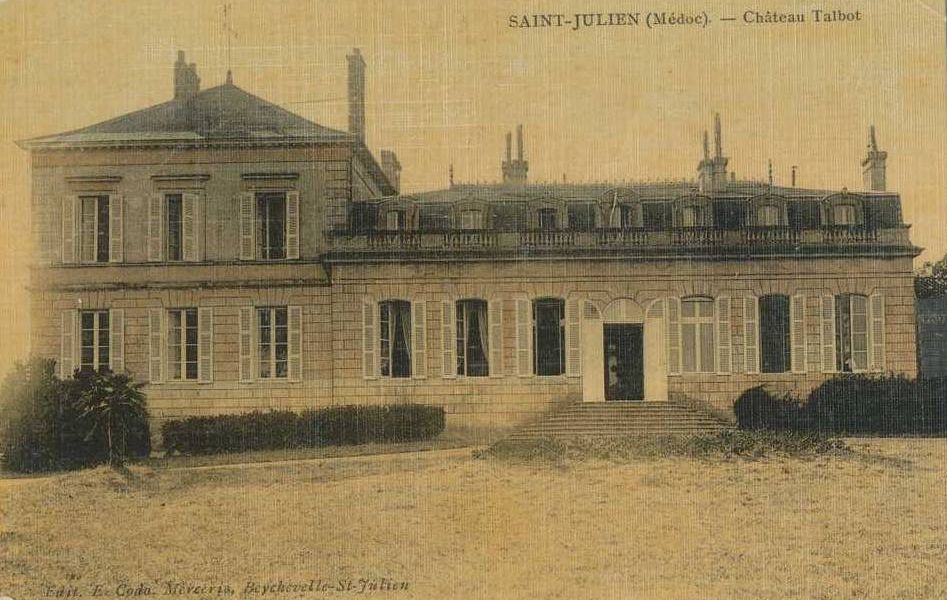Carte postale (collection particulière) : Château Talbot.