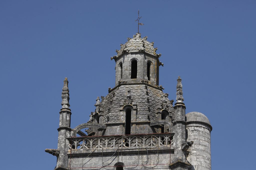 Le clocher Renaissance de l'église.