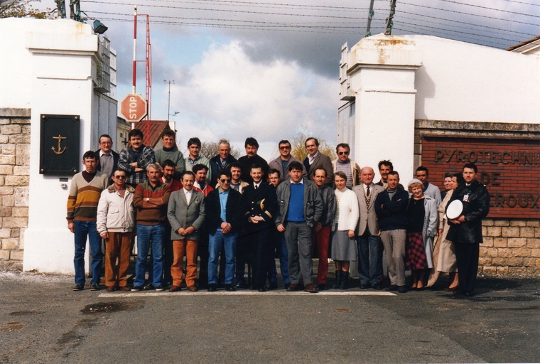 Le personnel en 1988.