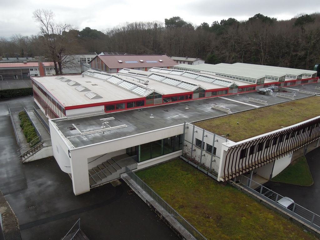 Toitures des ateliers C et D.