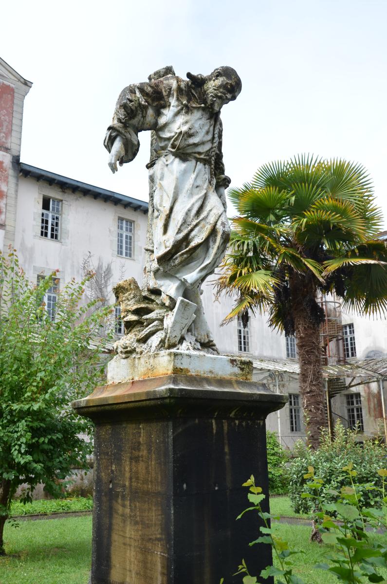 Statue de Jean-Gabriel Perboyre, martyr lazariste (cloître).