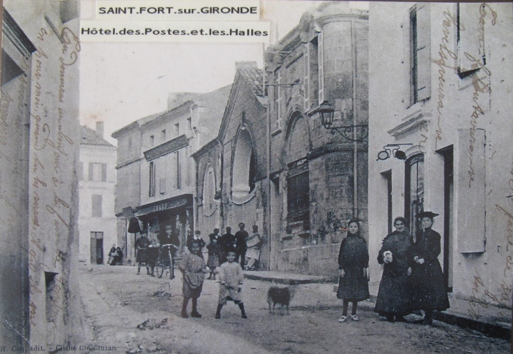 La rue du Commerce vers 1900.