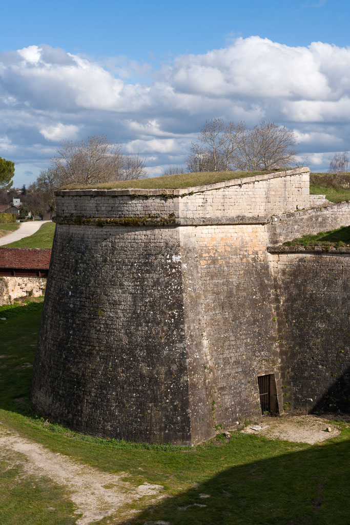 Bastion du château : détail de l'orillon nord-est.