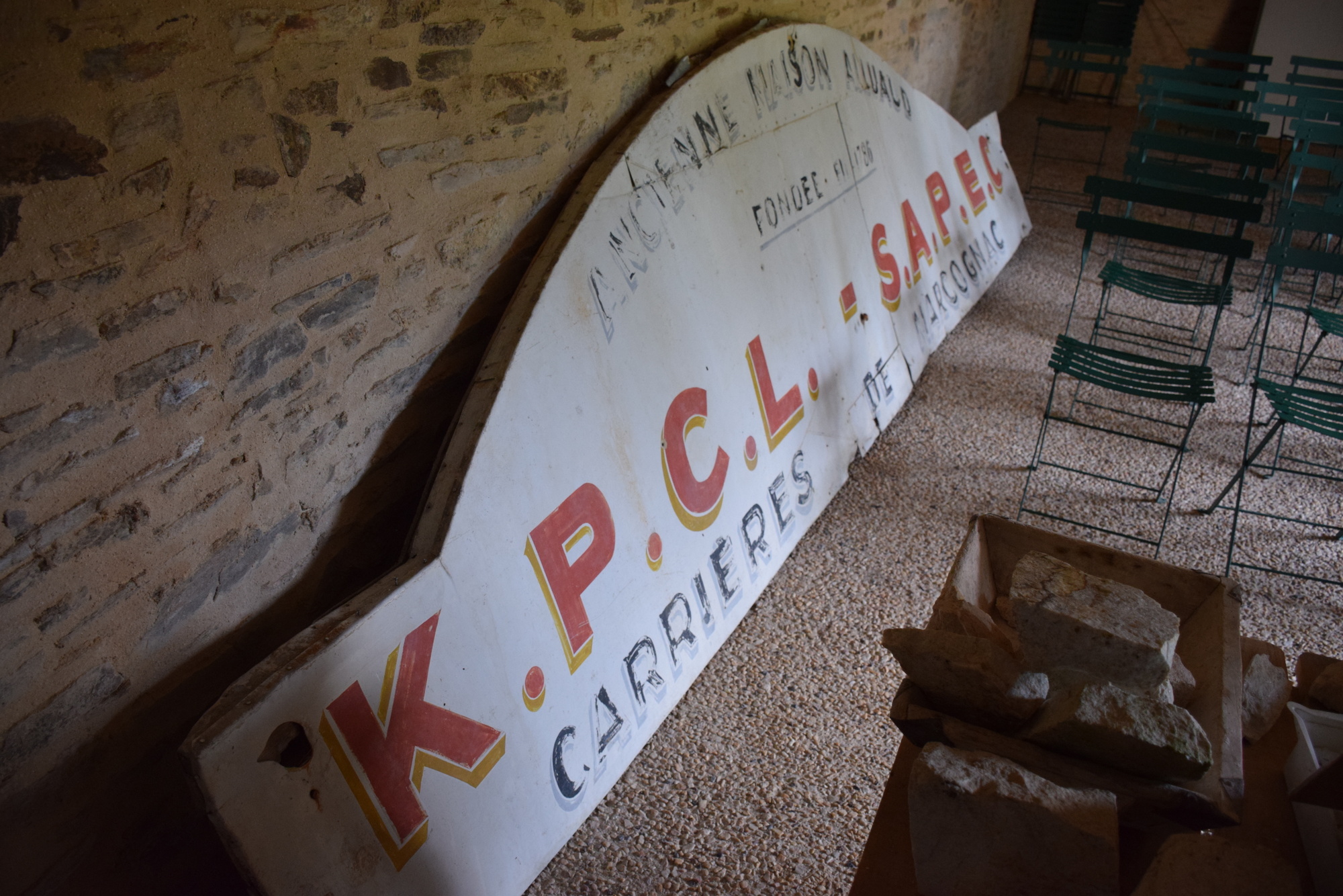 Ancien panneau d'entrée KPCL.